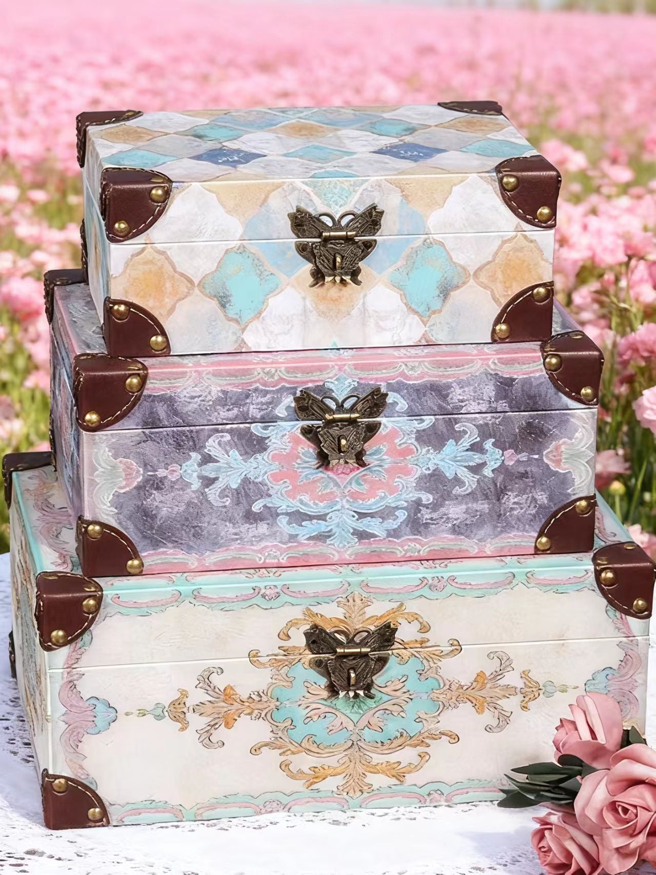 Wooden Storage Box(choose design in the live or contact us)